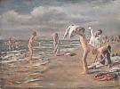 Max Liebermann (1847 - 1935) Badende Jungen, 1898