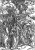 1496-98 Apokalypse:   Engel halten die Winde (Holzschnitt ca291K)
