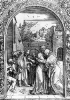 1504 Marienleben: Anna und Joachim vor dem goldenen Tor (Holzschnitt 152K)