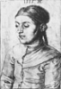 1515 Brustbild eines jungen Mädchens (Kohle 336K)