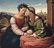 Friedrich Overbeck (1789 - 1869) Italia und Germania, 1828