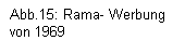 Textfeld: Abb.15: Rama- Werbung von 1969