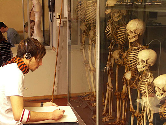 Zeichnen in der Anatomie in München